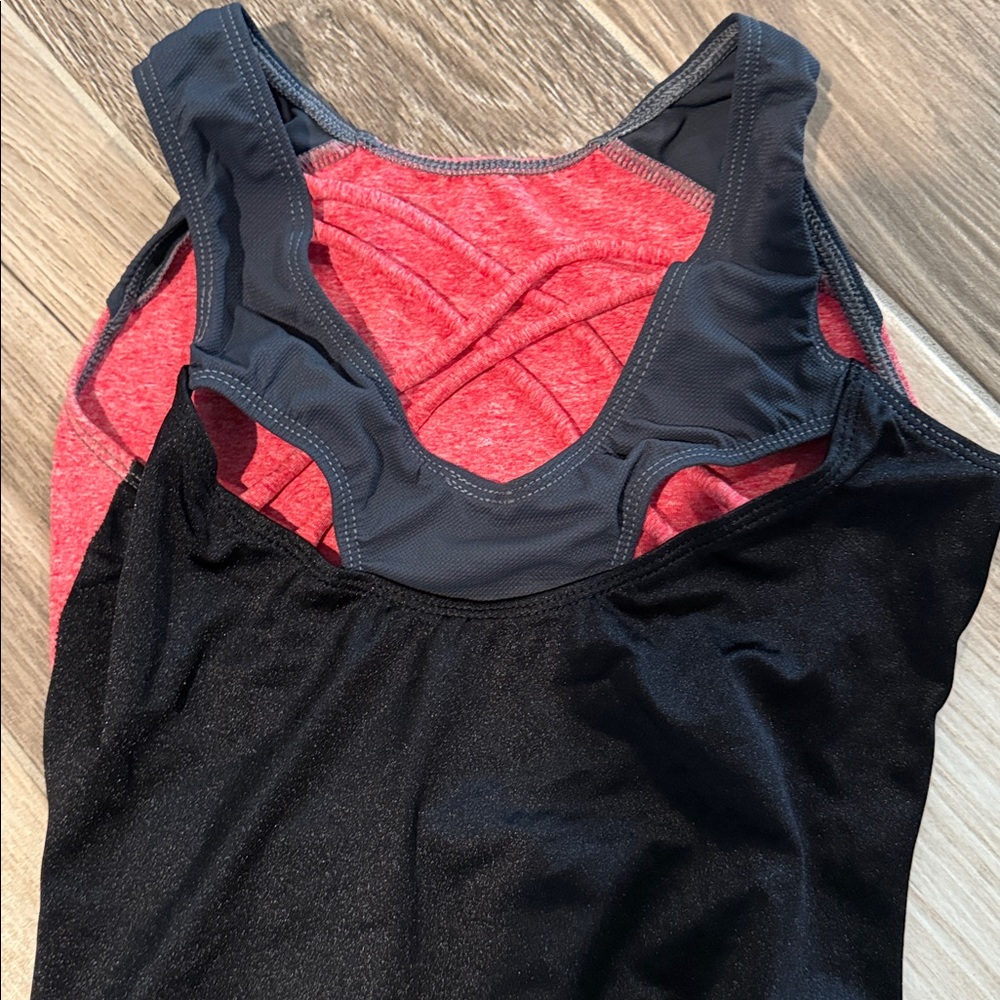 Red and Black GK AS Leotard EUC - Picture 2 of 3